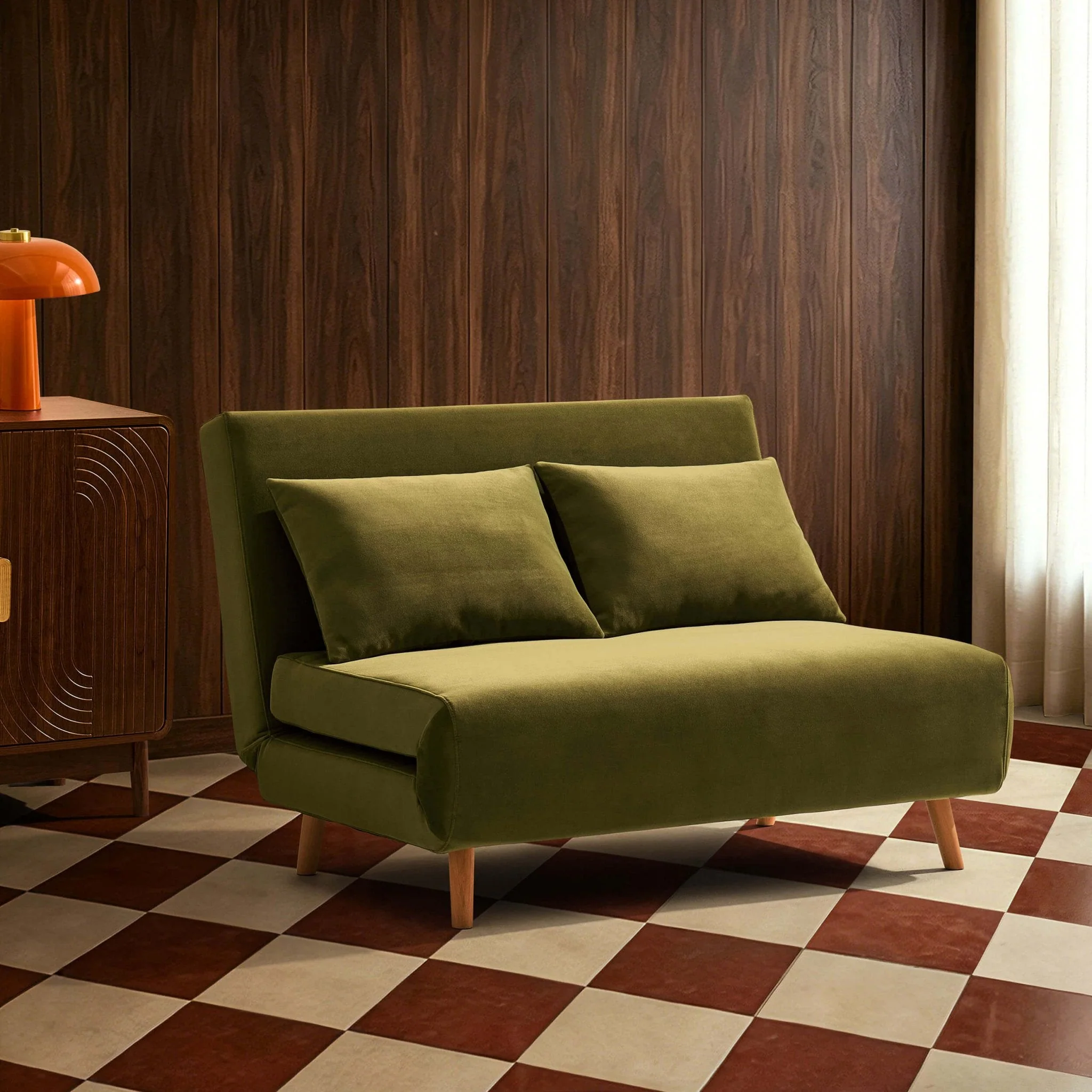 Double Sofa Bed - Muted