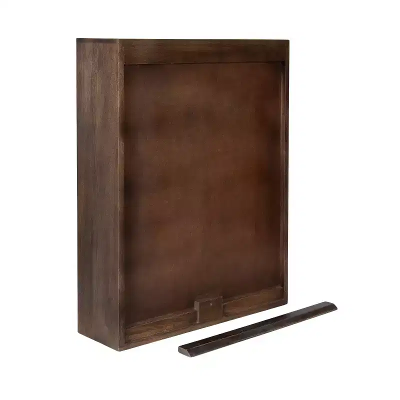 Galliene Hand-Carved Mango Wood Wall Cabinet — 22