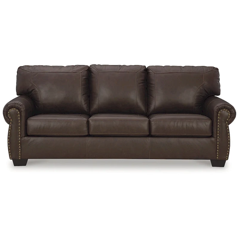 Dark Brown Sofa - 92W x 40D x 39H