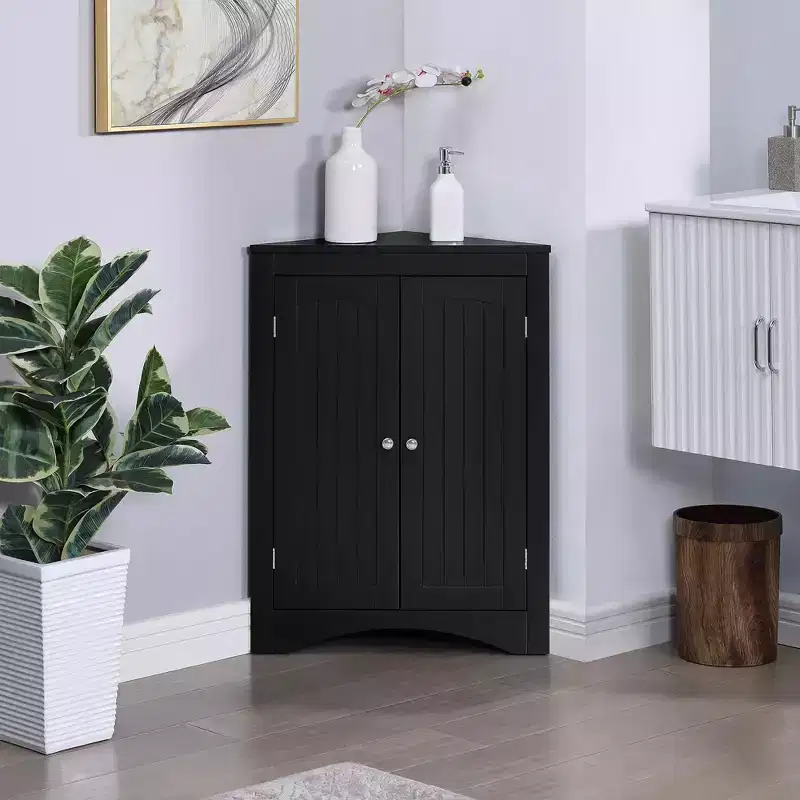MAYEERTY Sideboard Cabinet Corner Cabinet Free Standing Storage Cabinet for Living Room Bathroom Kitchen