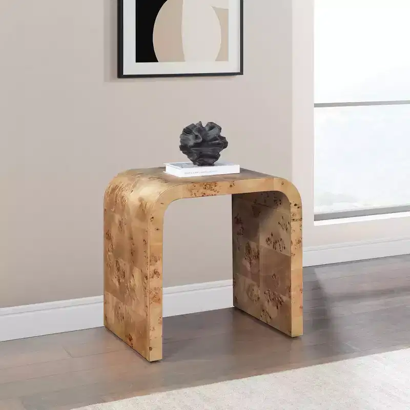 Meridian Furniture,Cresthill Natural Ash End Table