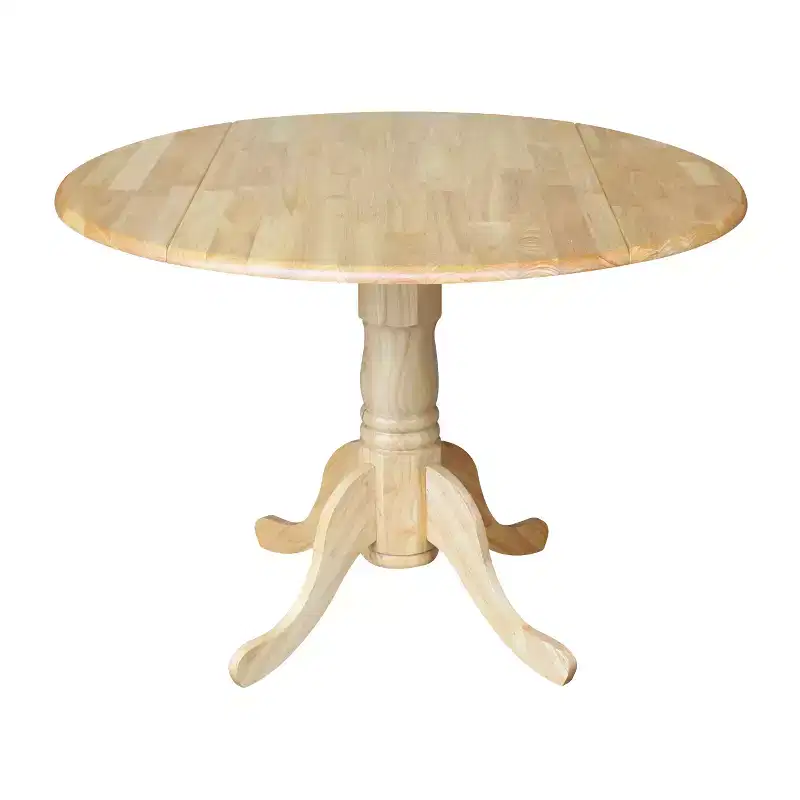 42 Mason Round Dual Drop Leaf Dining Table - International Concepts