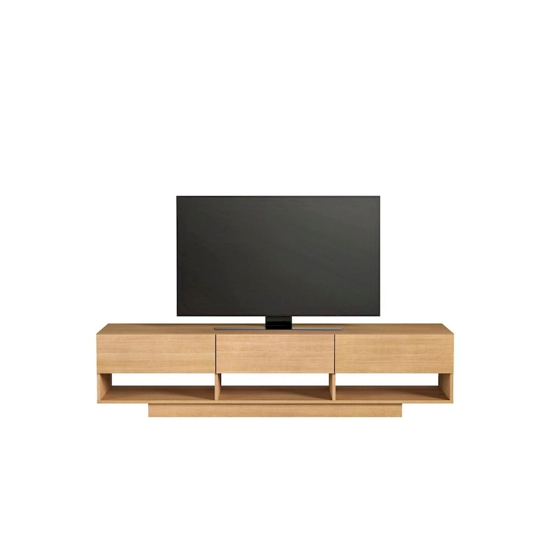 Nexera Stereo 72-inch 3-Drawer TV Stand, Black