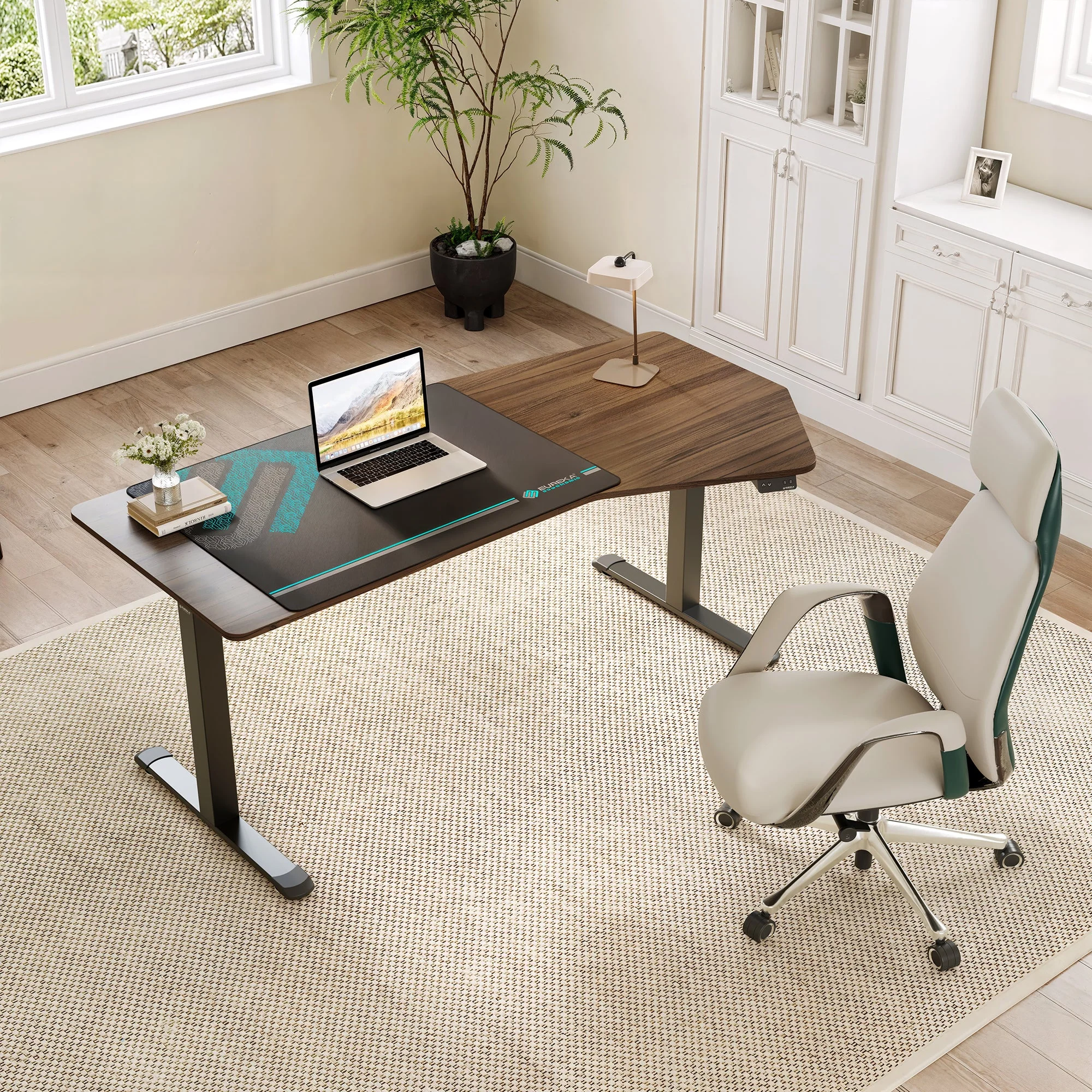 Unique Shape Office Standing Desk (70x29)