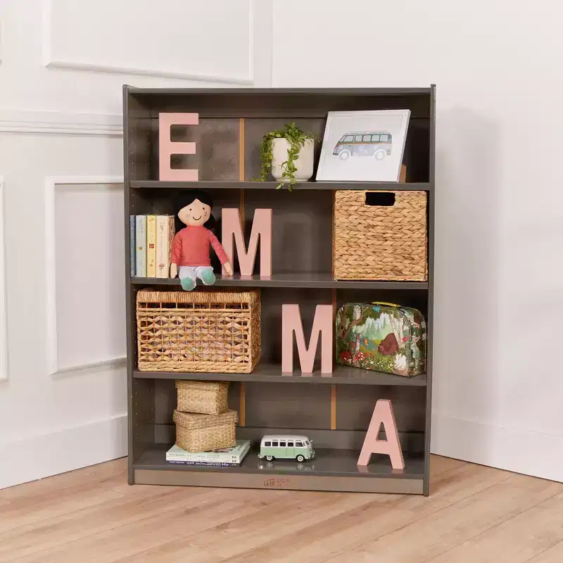 ECR4Kids Wooden Classic Bookcase with Adjustable Shelves, 48in, Classroom Bookshelf