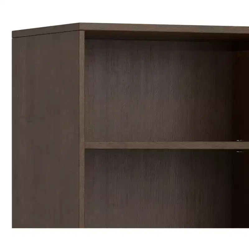SOLID HARDWOOD 66 inch x 24 inch Mid Century Modern 5 Shelf Bookcase