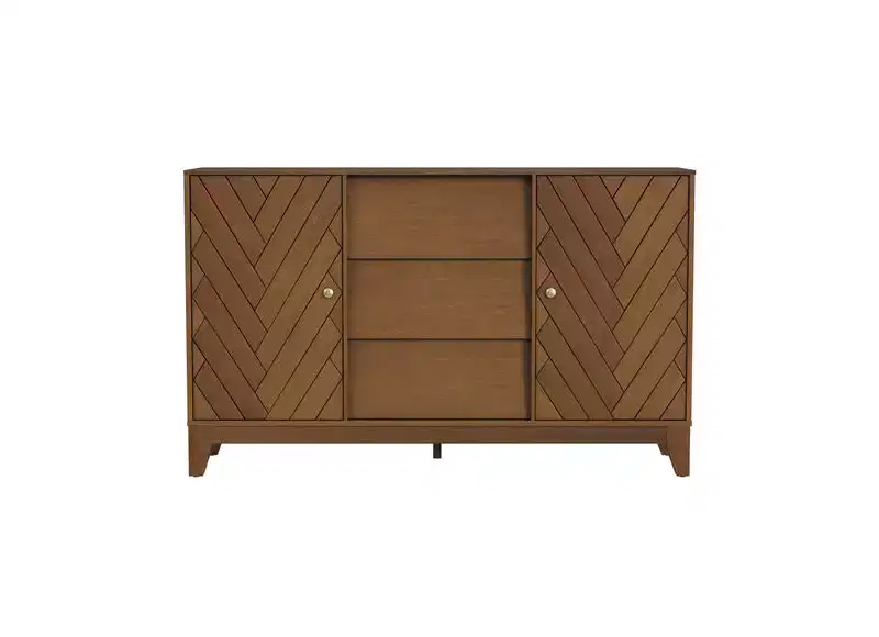 Anzinger Accent Cabinet With Drawers - Walnut - SEI
