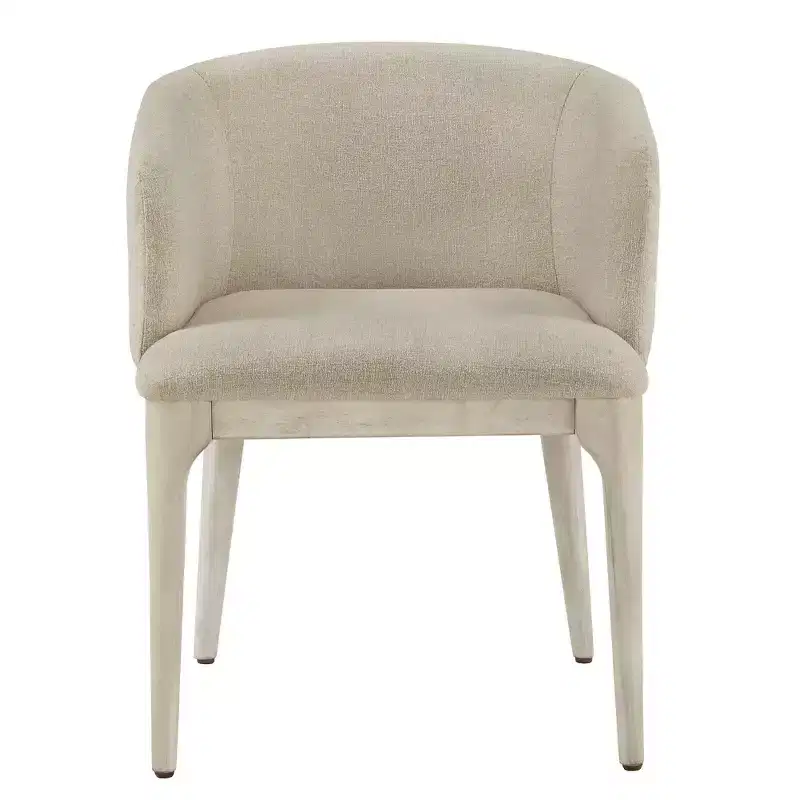 Audrey Heathered Dining Chair - White/Beige - iNSPIREQ