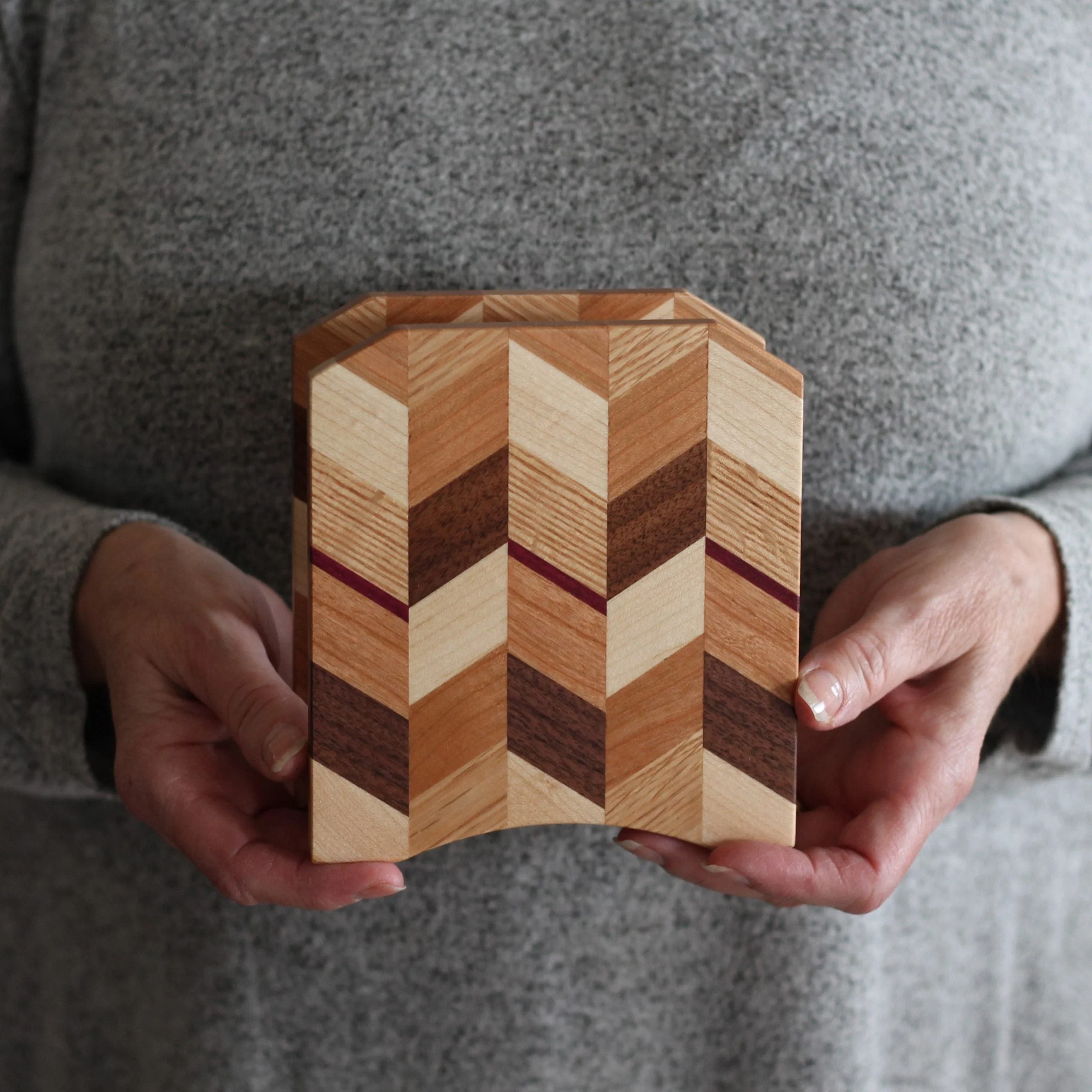 Checkered Napkin Holder