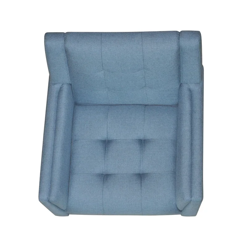 Upholstered Armchair with Tufted Back