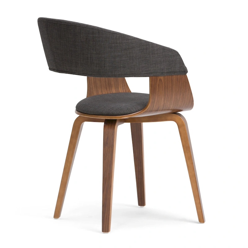 WYNDENHALL Calinda Mid Century Modern Bentwood Single Dining Chair - 20.5w x 21.7d x 30.9h
