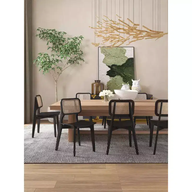 Set of 4 Versailles Square Dining Chairs - Manhattan Comfort