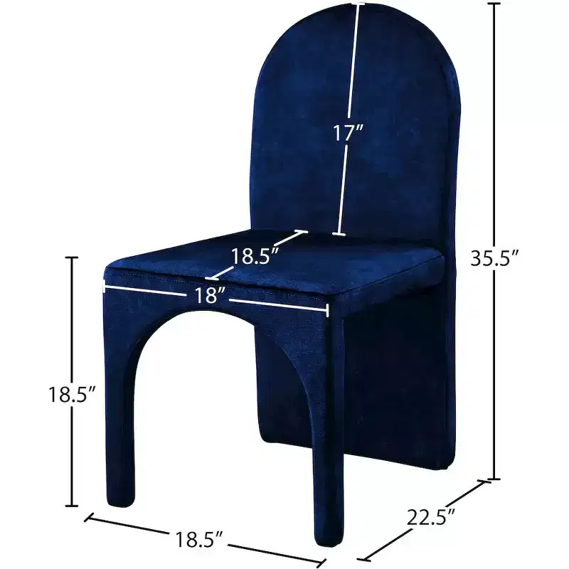 Velvet Dining Side Chair, Set of 2 – Available in 5 Colors