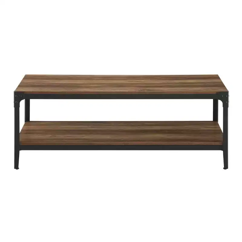 Benny Urban Industrial Angle Iron Coffee Table - Saracina Home