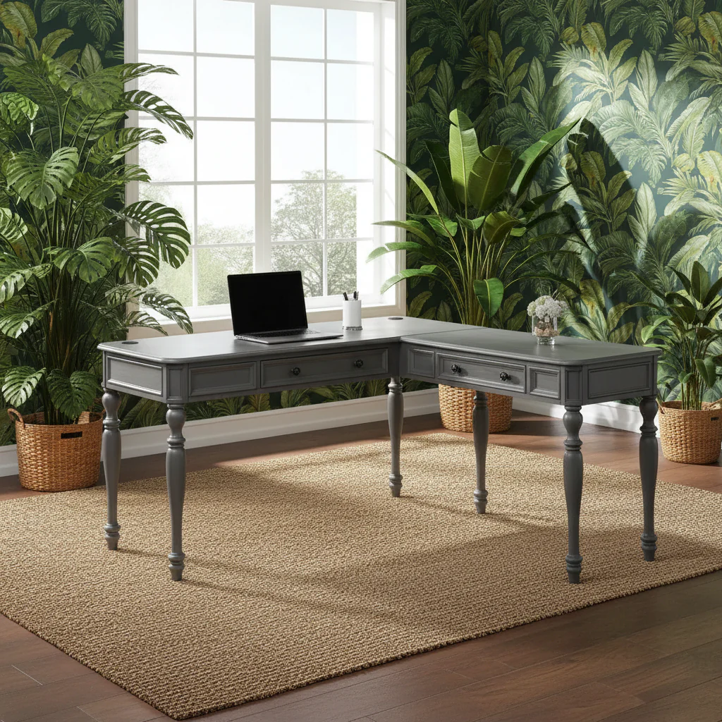 Country Meadows L-Shaped Desk