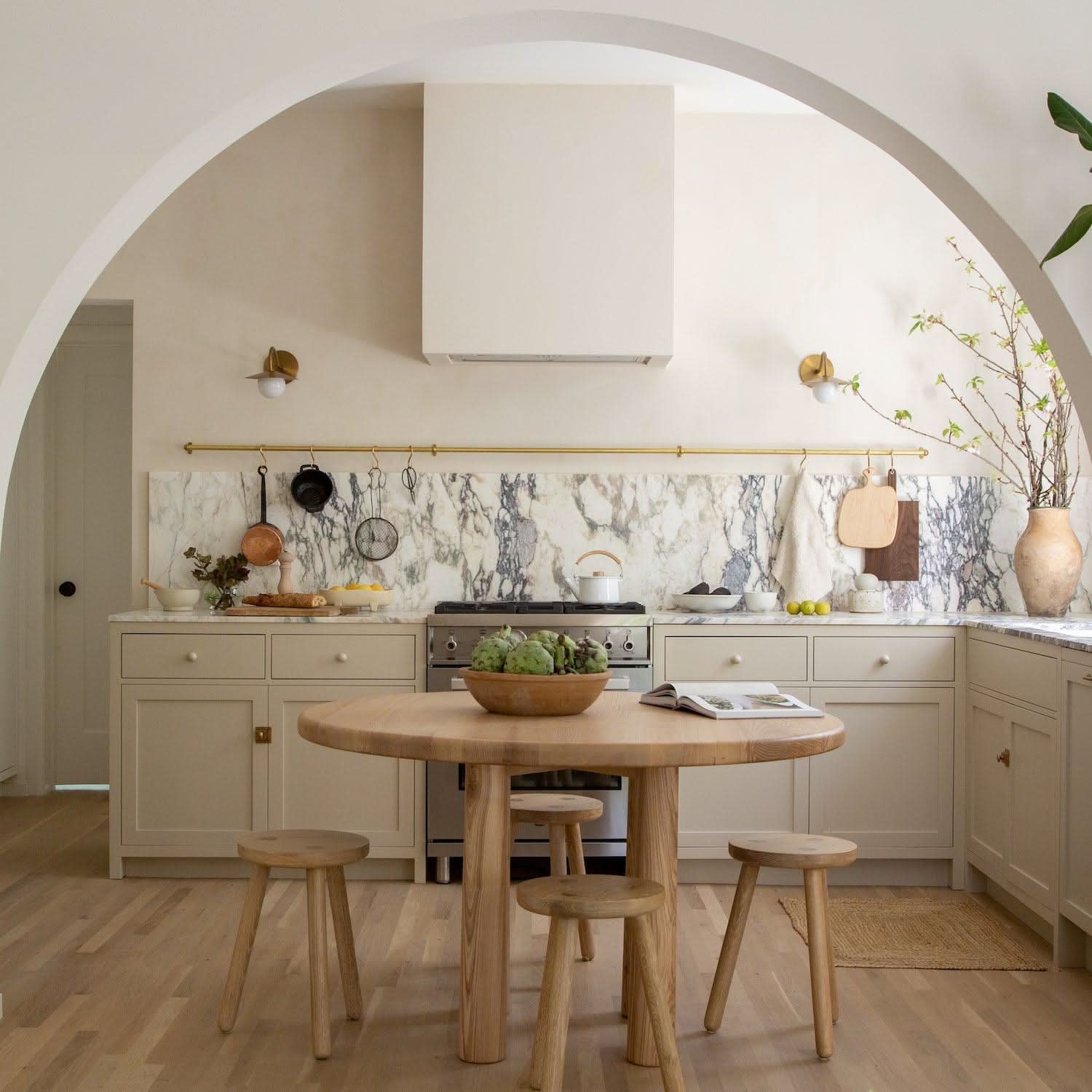 Round Topa Topa Dining Table - Natural - after the that lines the the Table is a constant crowd pleaser