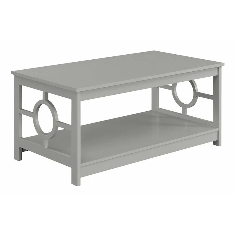 Ring Coffee Table with Shelf