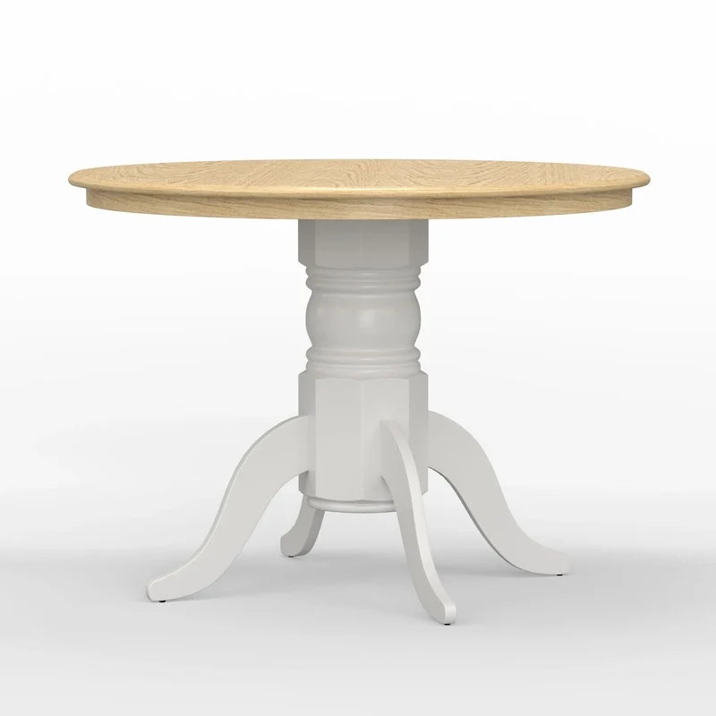 42 Round Wood Pedestal Dining Table