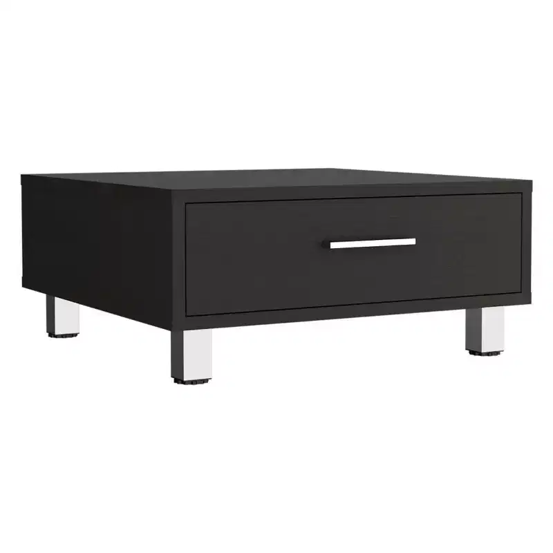 Particle Board Coffee Table with Drawer, 4-Leg, 10.3