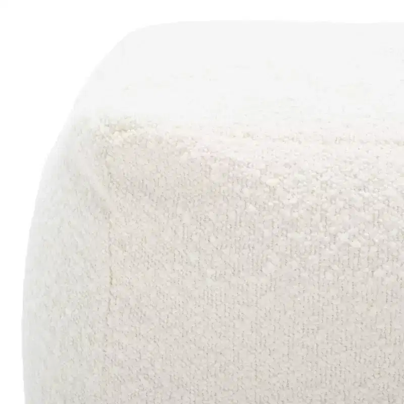 Samuels Boucle Pouf - SFV5041 - Safavieh Couture