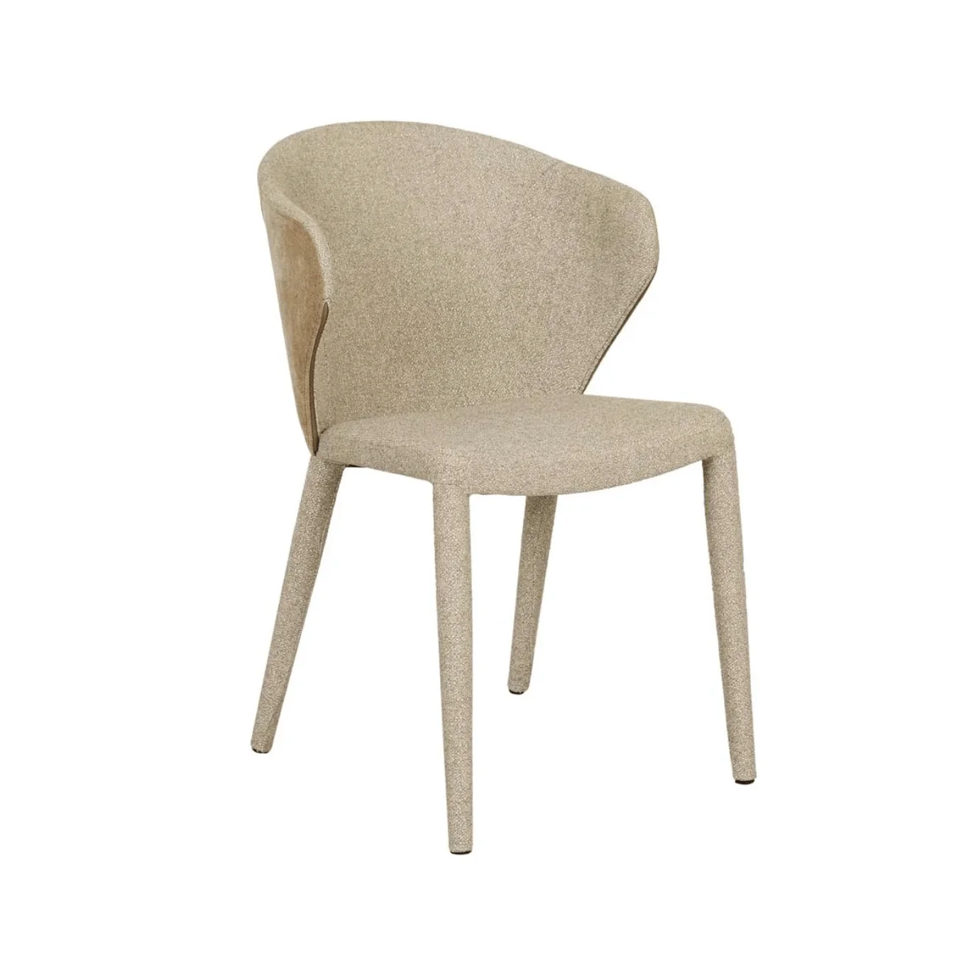 Modern Linen Dining Chair with Upholstered for Dining Room
