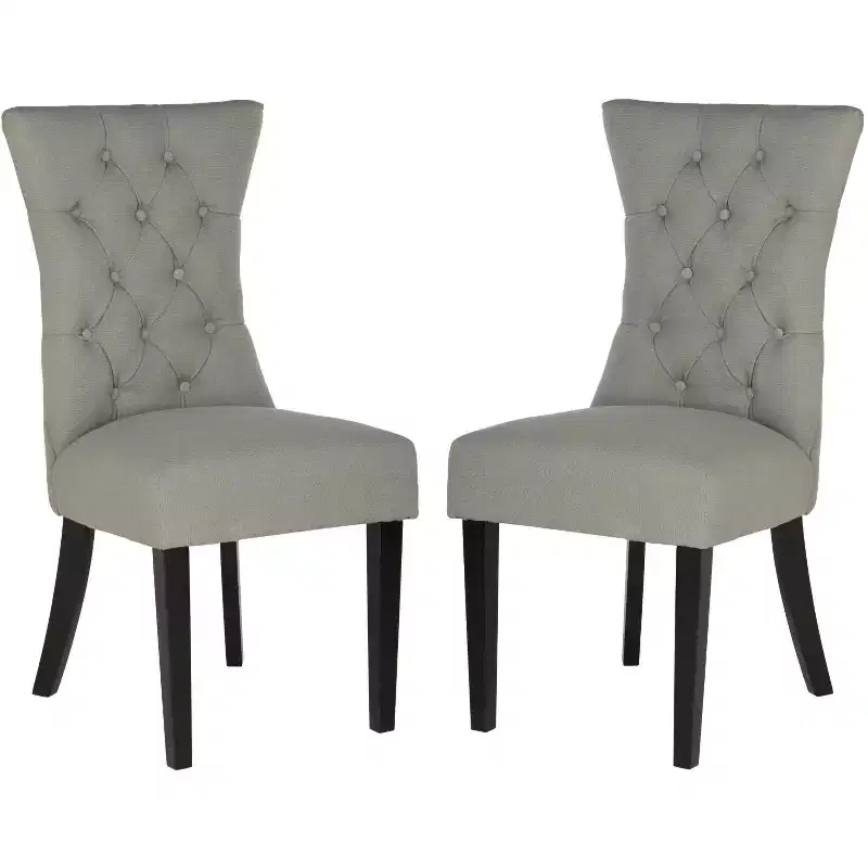 Columbo Side Chair - Set of 2 - MCR4719 - Granite - Safavieh Couture