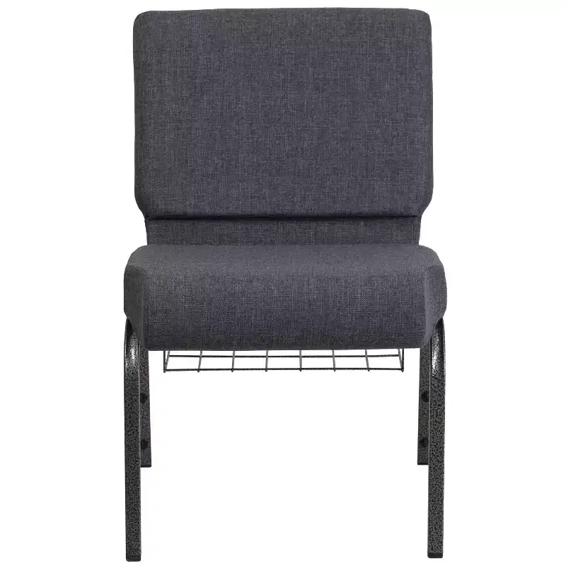 Flash Furniture HERCULES Series 21''W Church Chair with Book Rack