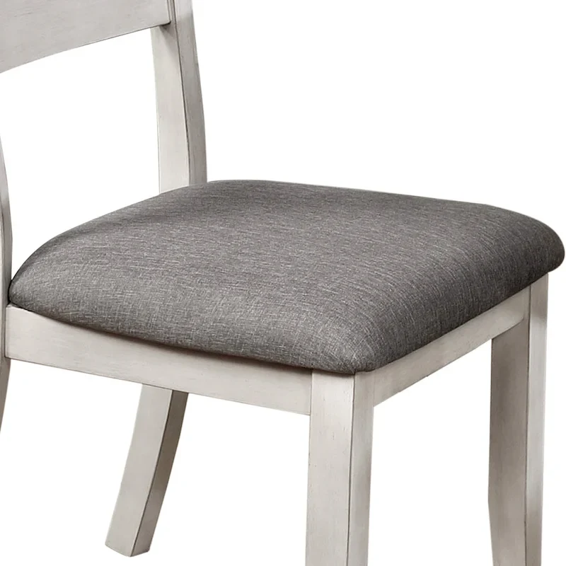 The Gray Barn Lyndale Farmhouse White Dining Chairs (Set of 2)