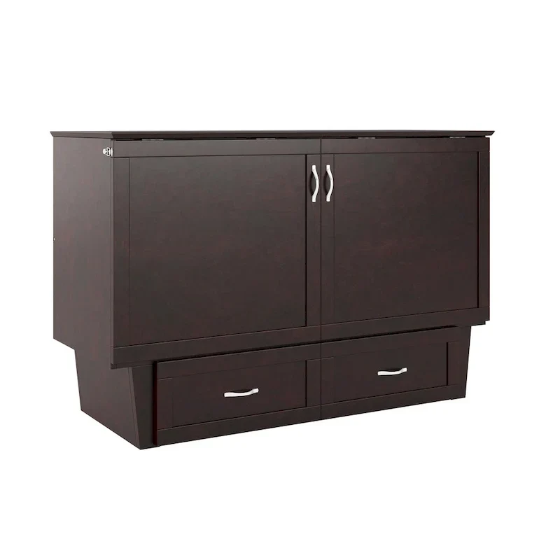 Chelsea Queen Murphy Bed Chest with Mattress