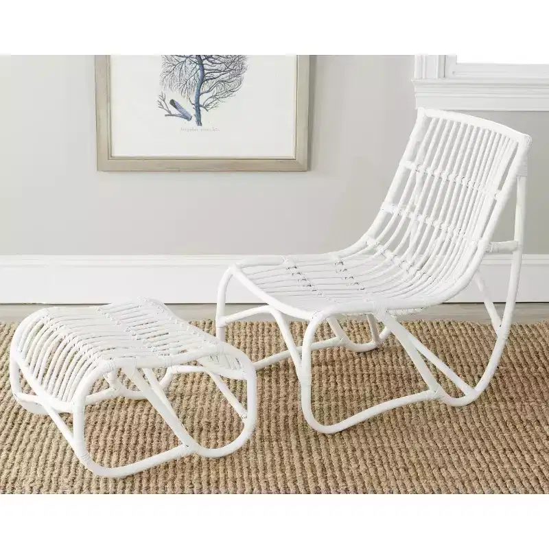 Shenandoah Chair & Ottoman - FOX6526 - Safavieh Couture