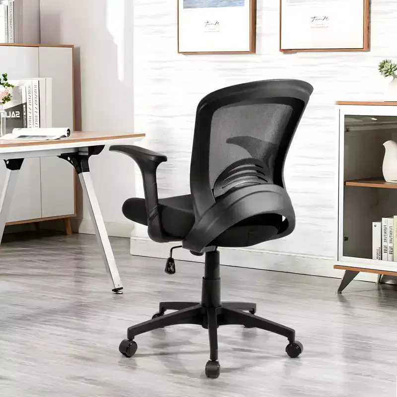 Ergonomic Mesh Office Chair S-Shaped Back Lumbar Support Adjustable Height 330 lb Capacity