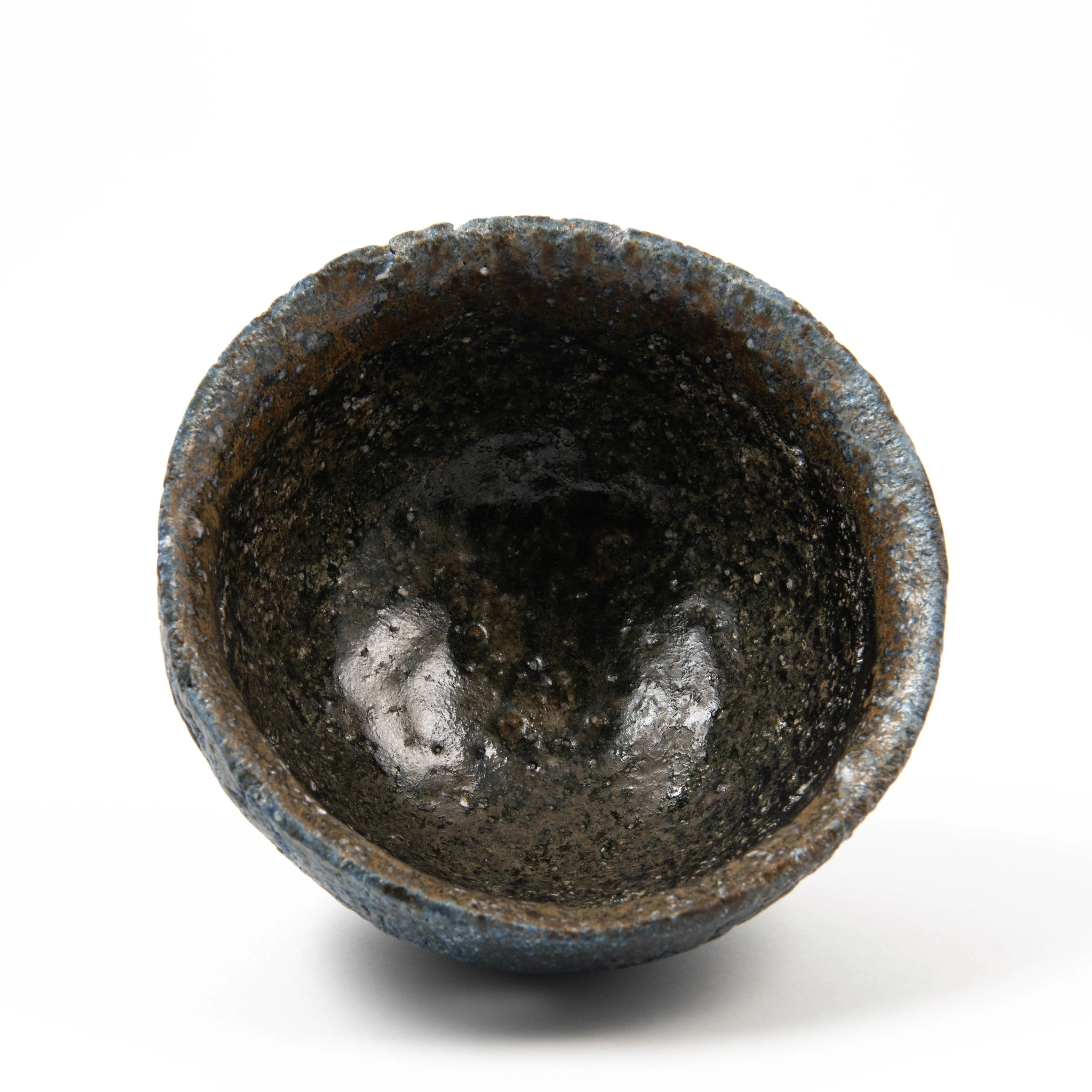 Black Wood-Fired Teabowl