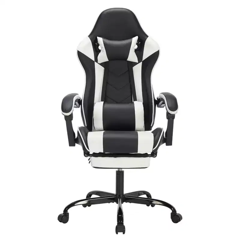 Modern Adjustable Swivel Gaming Chair with Headrest and Lumbar Support, High Ergonomic Computer Chair for Adults