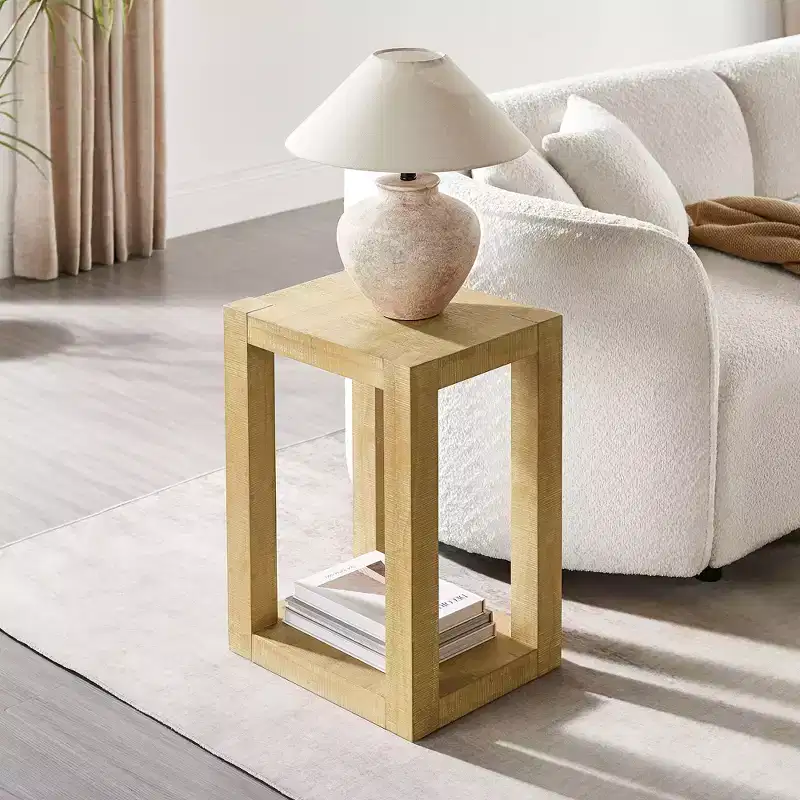 Coffee Table Set Wooden Cocktail Table Center Table Sofa Side Table Accent Table End Table - ModernLuxe