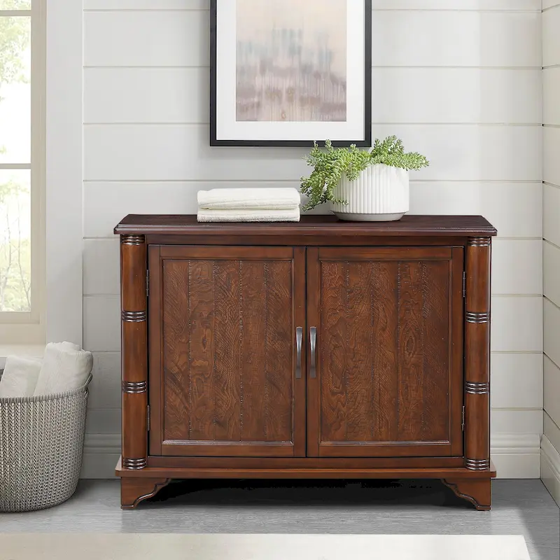 Console Table with Storage Shelf