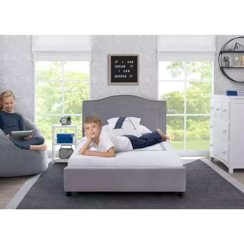 Upholstered Twin Bed for Kids
