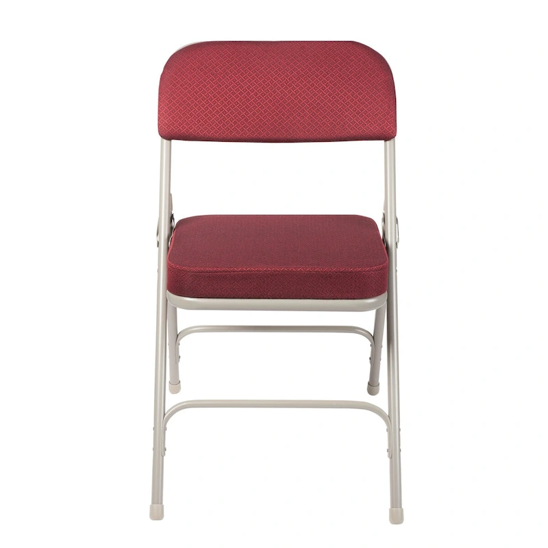 Hampden Furnishings Bernadine Collection Deluxe Fabric Padded Folding Chair, Pack of 2