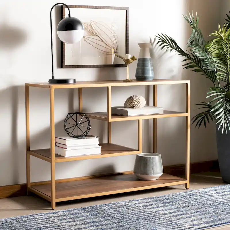 SAFAVIEH Fannye Geometric Console Table - 42 x 16 x 30.3 - 42Wx16Dx30H