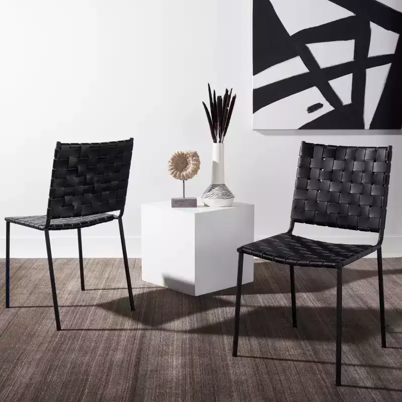Wesson Woven Dining Chair (Set of 2) - DCH3005 - Safavieh