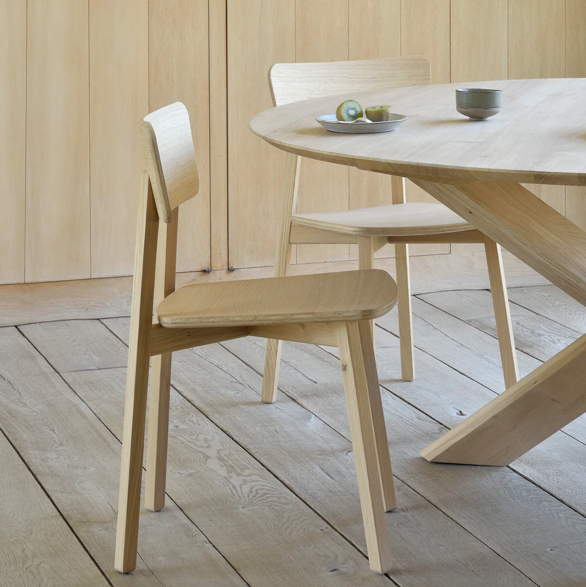 Natural Oak Dining Chair for Dining Room