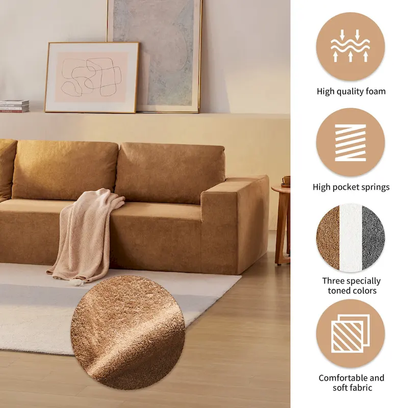 Modular L Shaped Sectional Sofa