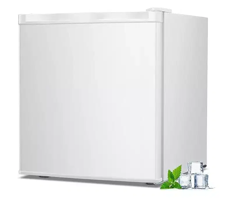 1.1 Cu.ft Mini Freezer, Small Freezer with Removable Shelves, Adjustable Thermostat, Reversible Single Door Hinge, SLIVER