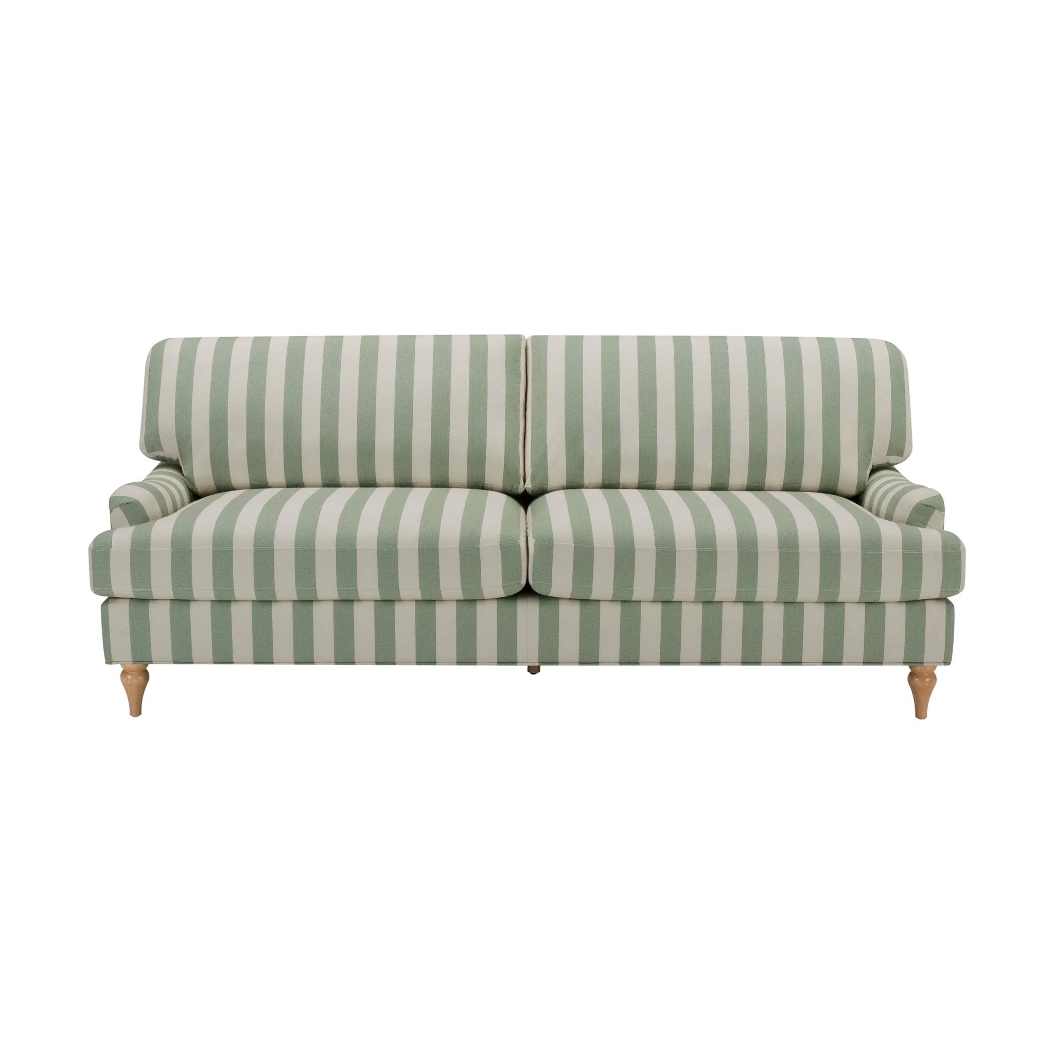 3 Seater Sofa - Green Stripe