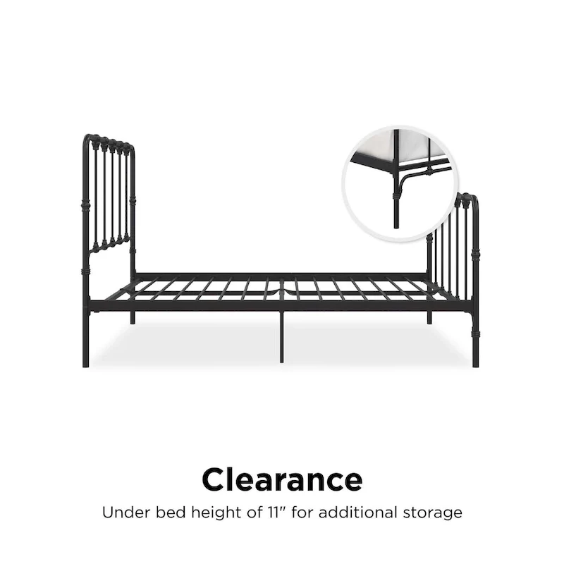 Avenue Greene Sandy Farmhouse Metal Bed