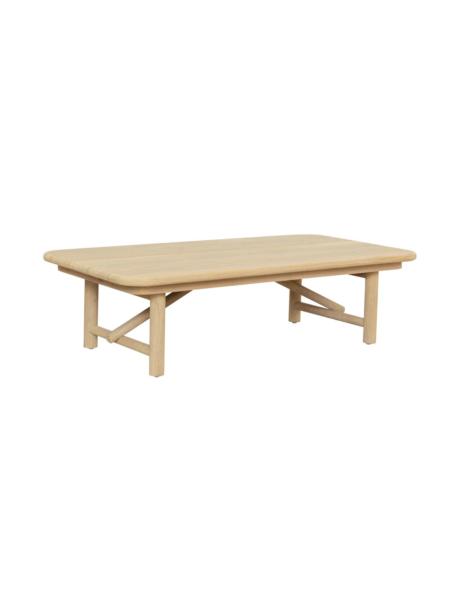 Minimalist Teak Coffee Table for Patio