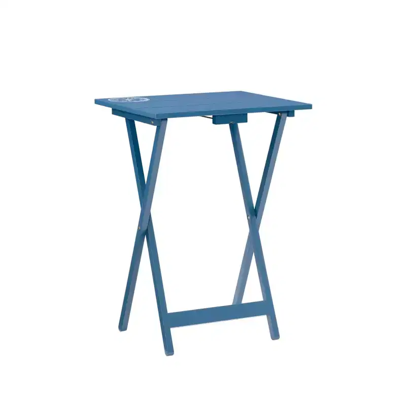 Linon Compass Tray Table Set