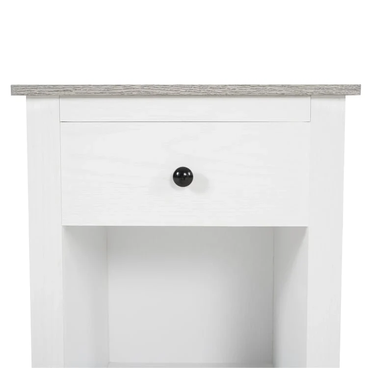 End Table with Drawer and Lower Shelf