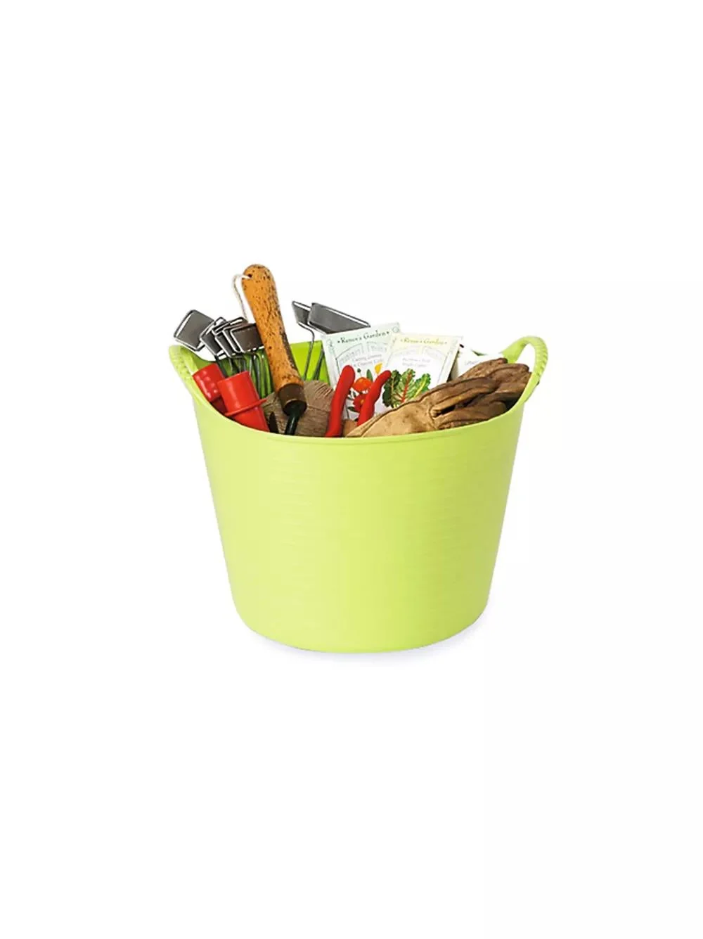 Flexible Colorful Tub 3.5 Gallon Multi-Use Garden Storage Bucket