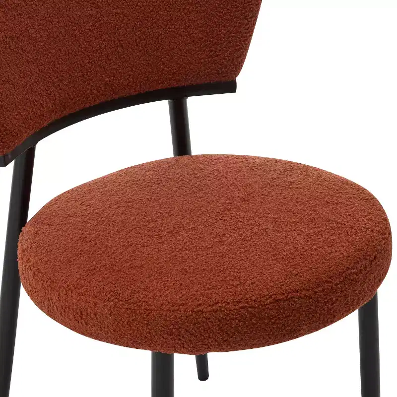 Christopher Knight Home Atrass Upholstered Dining Chair with Metal Legs (Set of 4)