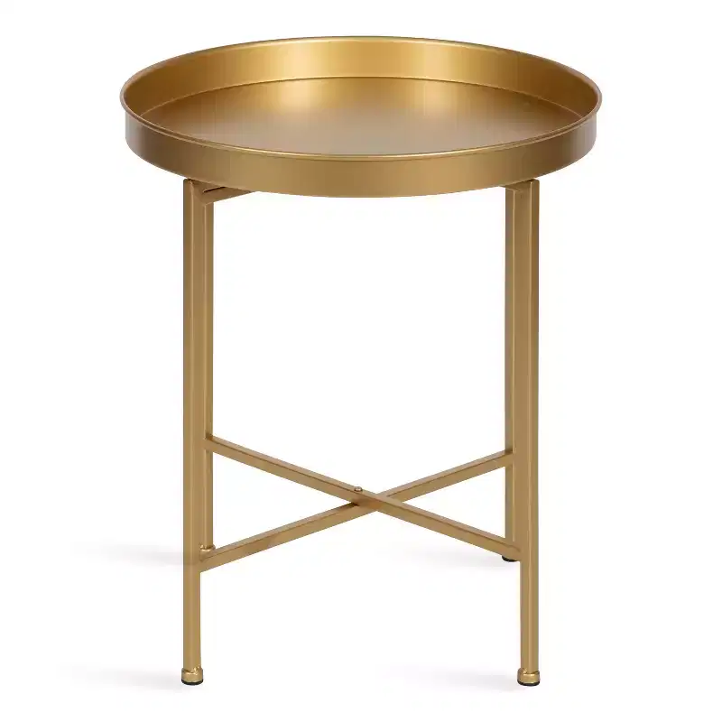 Kate and Laurel Celia Round Metal Side Table